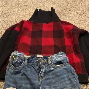 Little girls Ralph Lauren outfit jeans and top